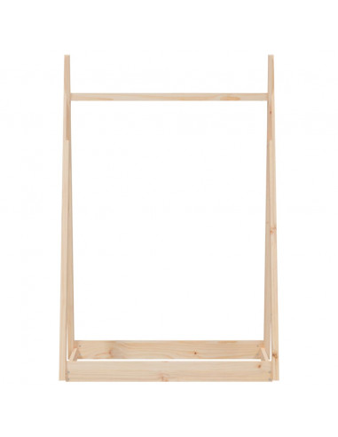 Appendiabiti 100x45x150 cm in Legno Massello di Pino