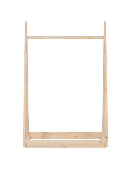 Appendiabiti 100x45x150 cm in Legno Massello di Pino