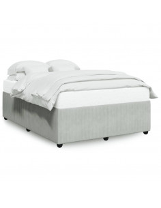 Giroletto Grigio Chiaro 140x190 cm in Velluto 2