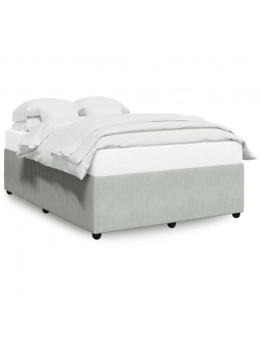 Giroletto Grigio Chiaro 140x190 cm in Velluto