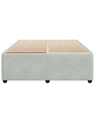 Giroletto Grigio Chiaro 140x190 cm in Velluto