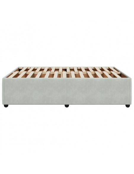 Giroletto Grigio Chiaro 140x190 cm in Velluto