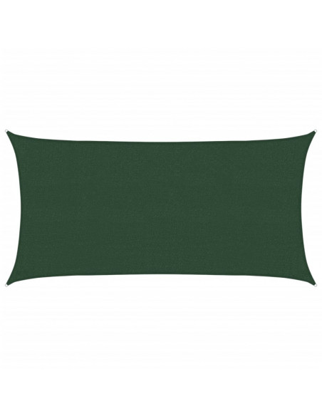 Vela Parasole 160 g/m² Verde Scuro 2,5x4,5 m in HDPE
