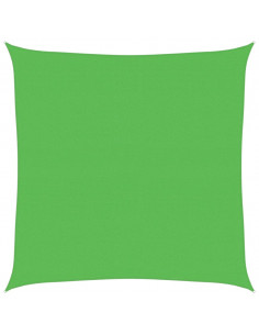 Vela Parasole 160 g/m² Verde Chiaro 4,5x4,5 m in HDPE 2