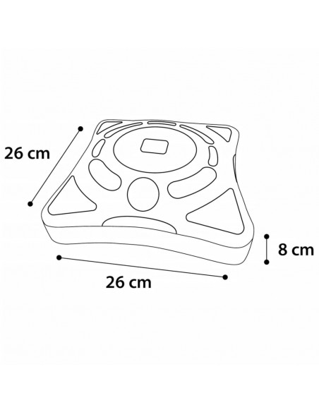 FLAMINGO Gioco per Gatti Orbit 26x26x8 cm Bianco