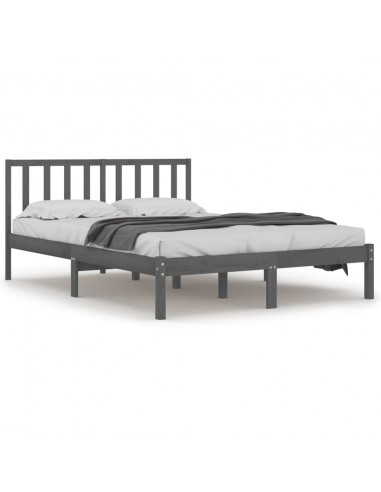 Giroletto Grigio in Legno Massello di Pino 200x200 cm