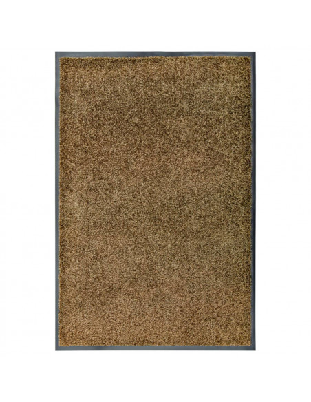 Zerbino Lavabile Marrone 60x90 cm