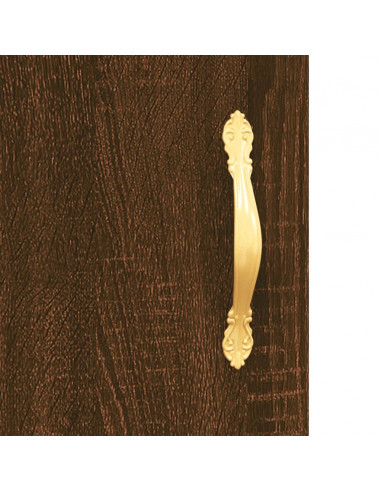 Credenza Rovere Marrone 69,5x34x90 cm in Legno Multistrato