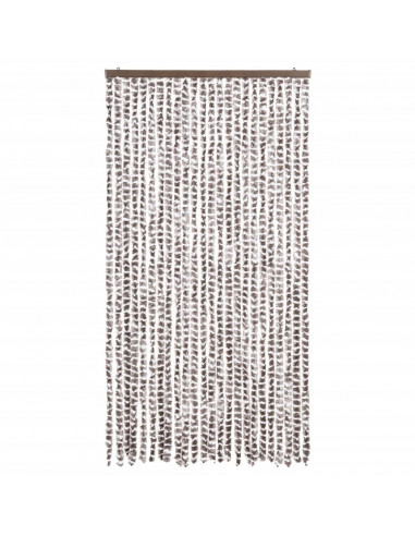 Zanzariera Grigio Talpa e Bianco 100x220 cm Ciniglia