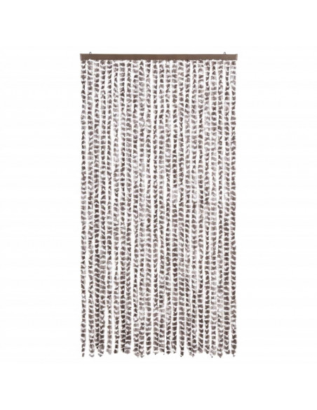 Zanzariera Grigio Talpa e Bianco 100x220 cm Ciniglia
