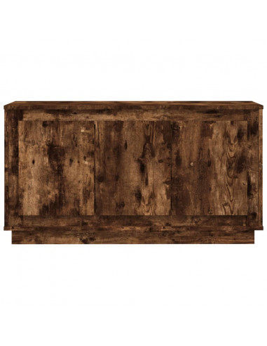Credenza Rovere Fumo 102x35x55 cm in Legno Multistrato