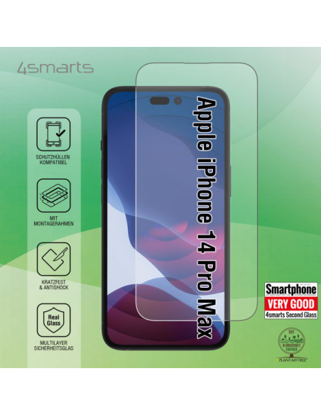 4smarts Second Glass 2.5D Pellicola proteggischermo trasparente Apple 1 pz