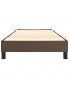 Giroletto a Molle Marrone 80x200 cm in Similpelle