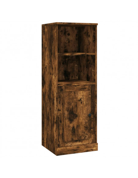 Credenza Rovere Fumo 36x35,5x103,5 cm in Legno Multistrato