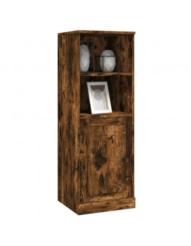 Credenza Rovere Fumo 36x35,5x103,5 cm in Legno Multistrato