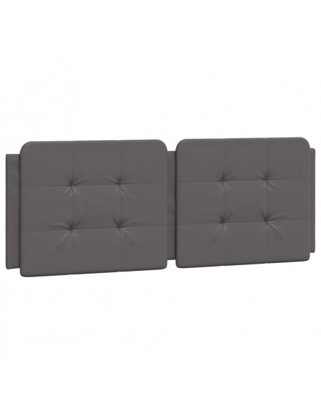 Giroletto con Luci LED Grigio 120x200 cm in Similpelle