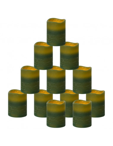 Candele Senza Fiamma a LED con Telecomando 24 pz Bianco Caldo