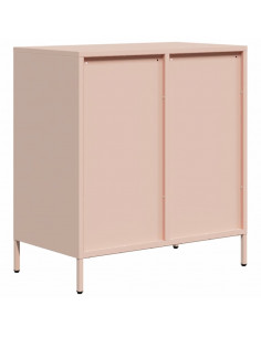 Credenza Rosa 68x39x73,5 cm in Acciaio Laminato a Freddo 2
