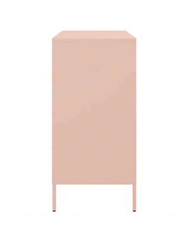 Credenza Rosa 68x39x79 cm in Acciaio