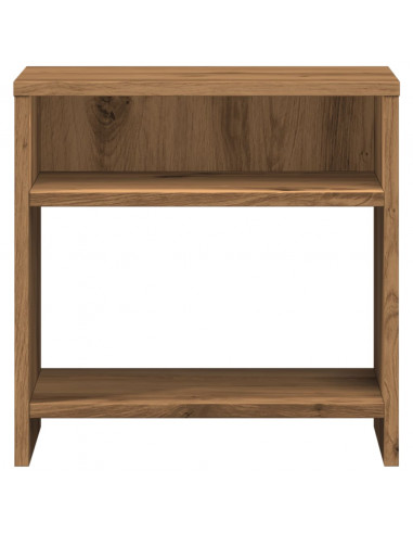 Comodino Rovere Artigianale 40x30x40 cm in Legno Multistrato