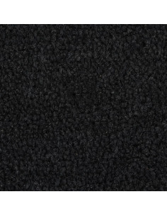 Zerbino Nero Mezzo Rotondo 60x90 cm Fibra di Cocco