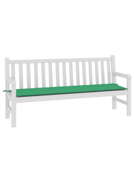 Cuscino per Panca Verde 180x50x3 cm in Tessuto Oxford