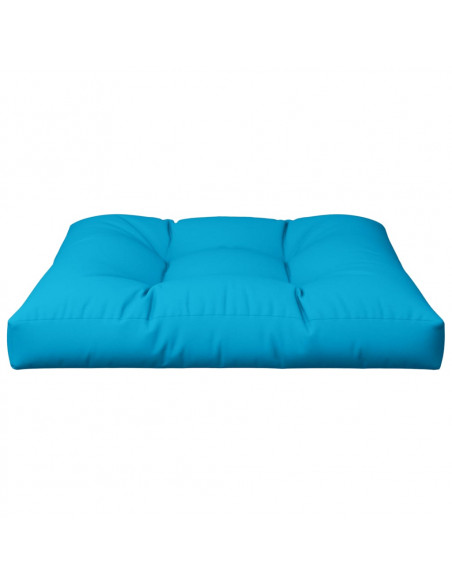 Cuscino per Pallet Blu 80x80x12 cm in Tessuto
