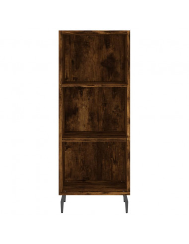 Credenza Rovere Fumo 34,5x34x180 cm in Legno Multistrato