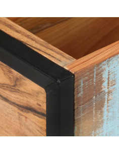 Fioriera 60x20x68 cm in Legno Massello di Recupero 2