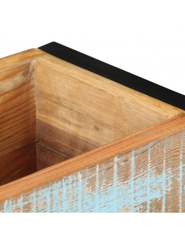 Fioriera 60x20x68 cm in Legno Massello di Recupero