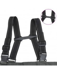 Wader con Stivali e Cintura Verde Scuro Taglia 39