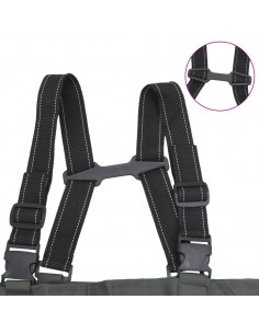 Wader con Stivali e Cintura Verde Scuro Taglia 40