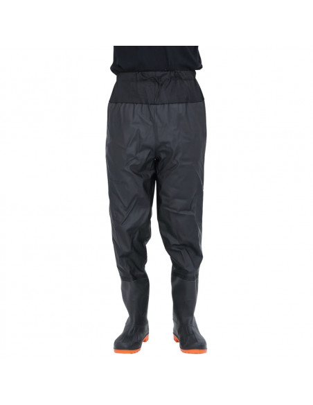 Wader da Pesca alla Vita con Stivali Nero Taglia 40