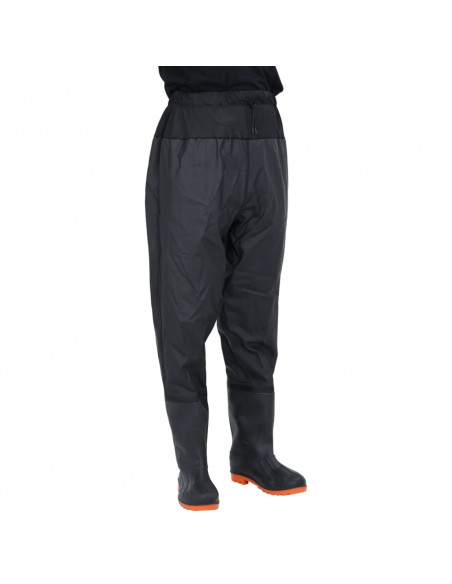 Wader da Pesca alla Vita con Stivali Nero Taglia 41