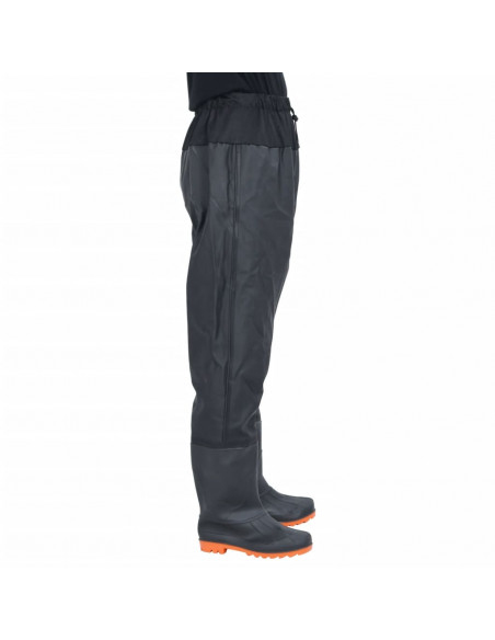 Wader da Pesca alla Vita con Stivali Nero Taglia 41