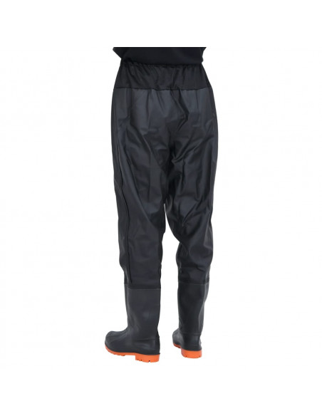 Wader da Pesca alla Vita con Stivali Nero Taglia 43