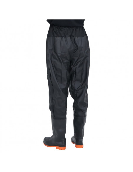 Wader da Pesca alla Vita con Stivali Nero Taglia 44