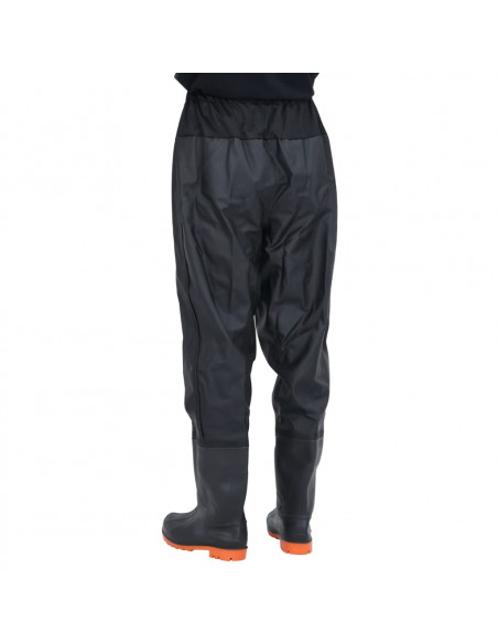 Wader da Pesca alla Vita con Stivali Nero Taglia 46