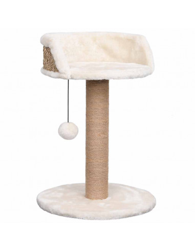 Albero per Gatti con Palo Tiragraffi 49 cm in Giunco