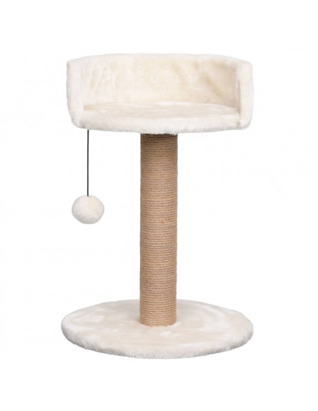 Albero per Gatti con Palo Tiragraffi 49 cm in Giunco