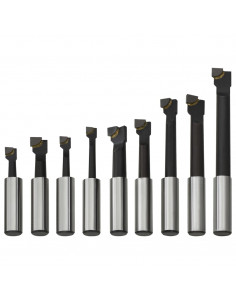 Frese di Foraggio 9 pz 12 mm con Base in Legno