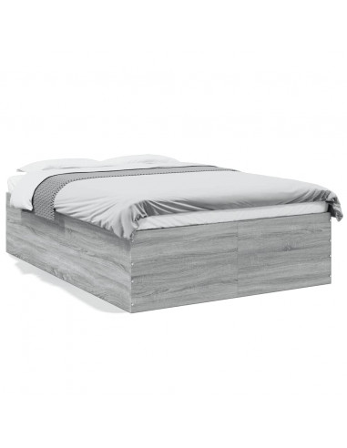 Giroletto Grigio Sonoma 135x190 cm in Legno Multistrato