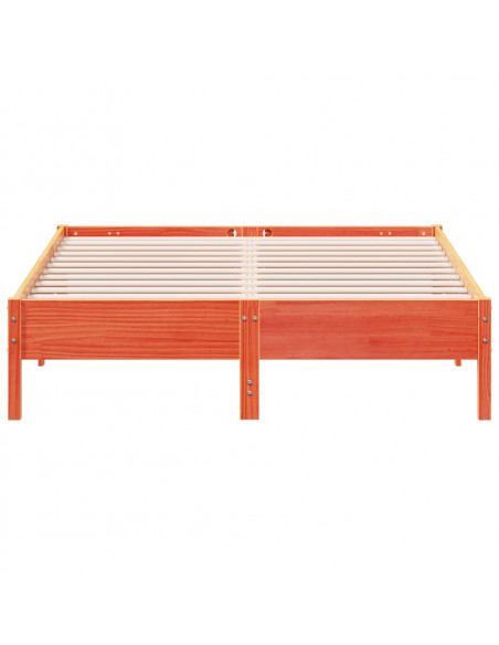 Giroletto Marrone Cera 140x200 cm in Legno Massello di Pino