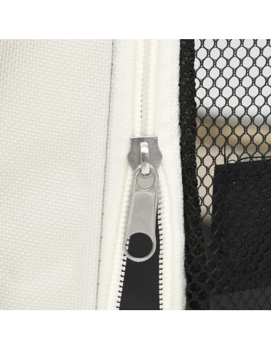 Box per Cani Pieghevole con Borsa Trasporto Rosa 125x125x61 cm