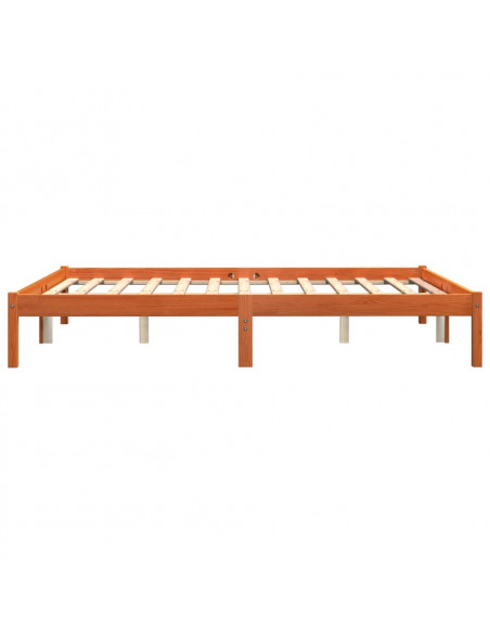 Giroletto Marrone Cera 150x200 cm in Legno Massello di Pino