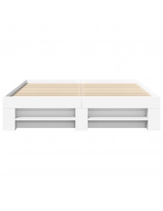 Giroletto senza Materasso Bianco 160x200cm in Legno Multistrato