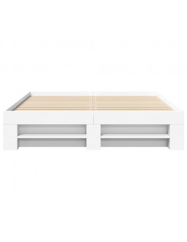 Giroletto senza Materasso Bianco 160x200cm in Legno Multistrato