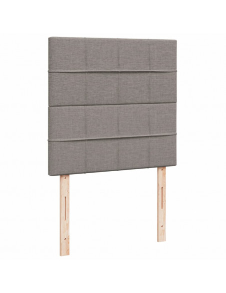 Giroletto a Molle con Materasso Tortora 90x200 cm inTessuto