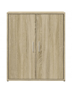 Credenze 2 pz Rovere Sonoma 60x31x70 cm in Legno Multistrato