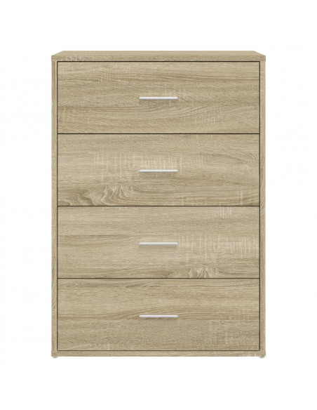 Credenze 2 pz Rovere Sonoma 60x31x84 cm in Legno Multistrato